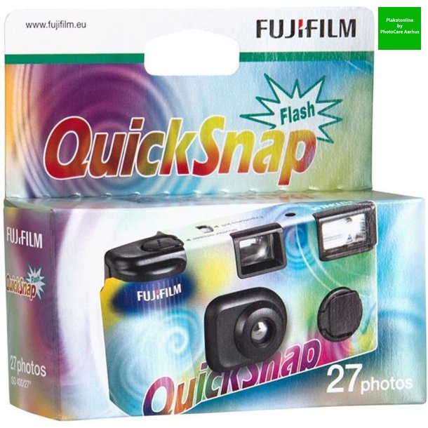 Fuji engangskamera 27 billeder med Flash