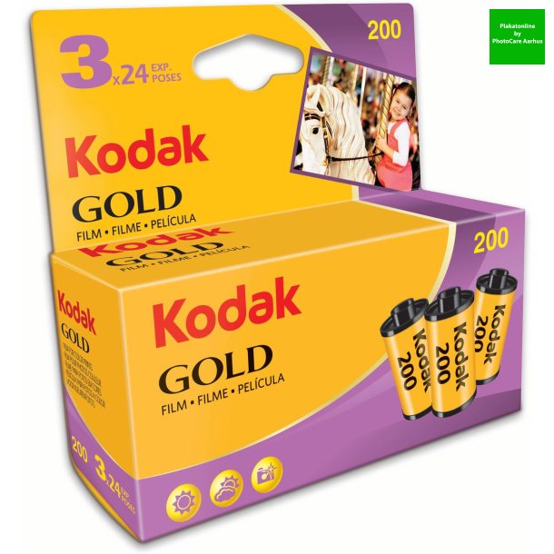 Kodak Gold 200 24 bill. 3-pak