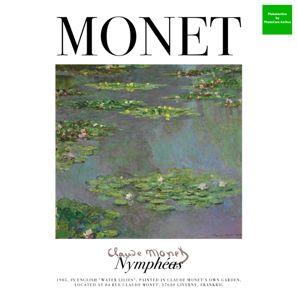 Claude Monet Nympheas 30x40