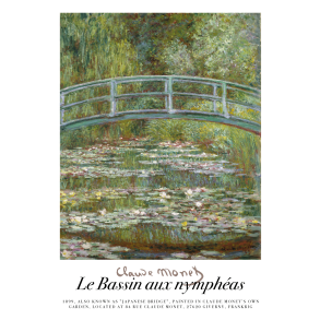 Claude Monet Japanese Bridge 30x40
